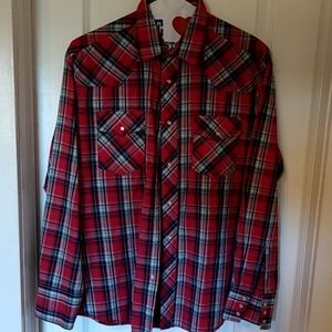 Wrangler Western pearl snap shirt